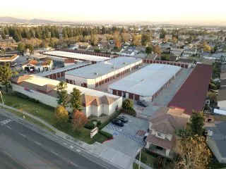 Price Self Storage Rancho Arrow aerial view of the facility.
